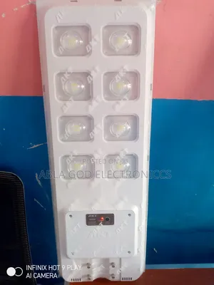 AKT 200W Solar Street Light 8eyes All-in-One Outdoor LED Lights