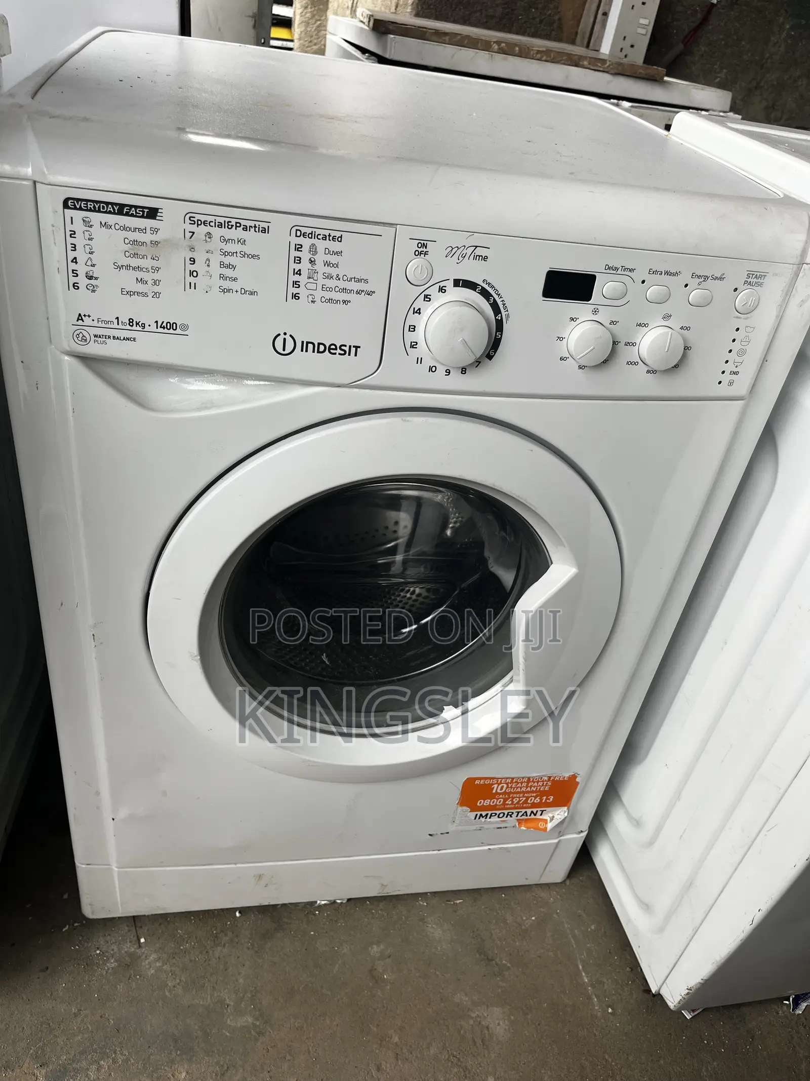 INDESIT 8kg Wash and Spin Only