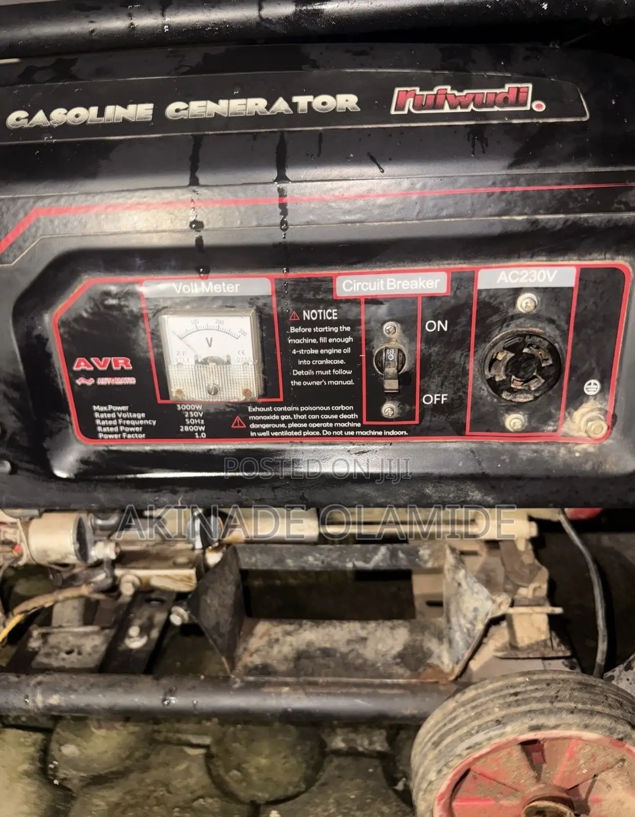 Maxmech Generator Rwd5200 3kva Long Coil Cooper
