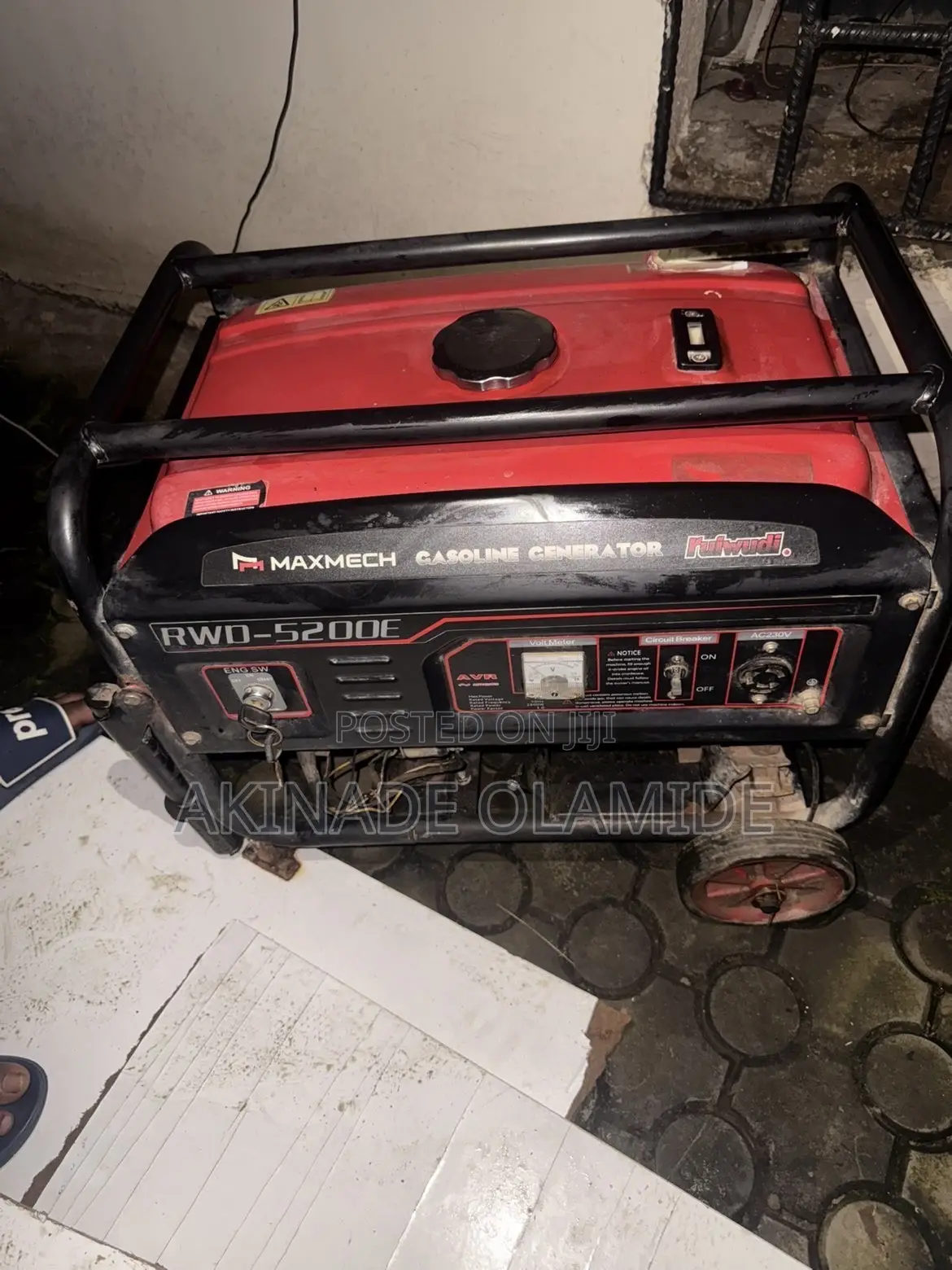 Maxmech Generator Rwd5200 3kva Long Coil Cooper