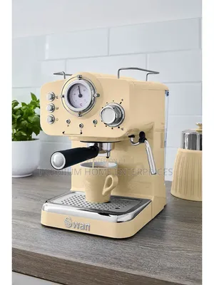 Swan Cream Pump Espresso Coffee Machine