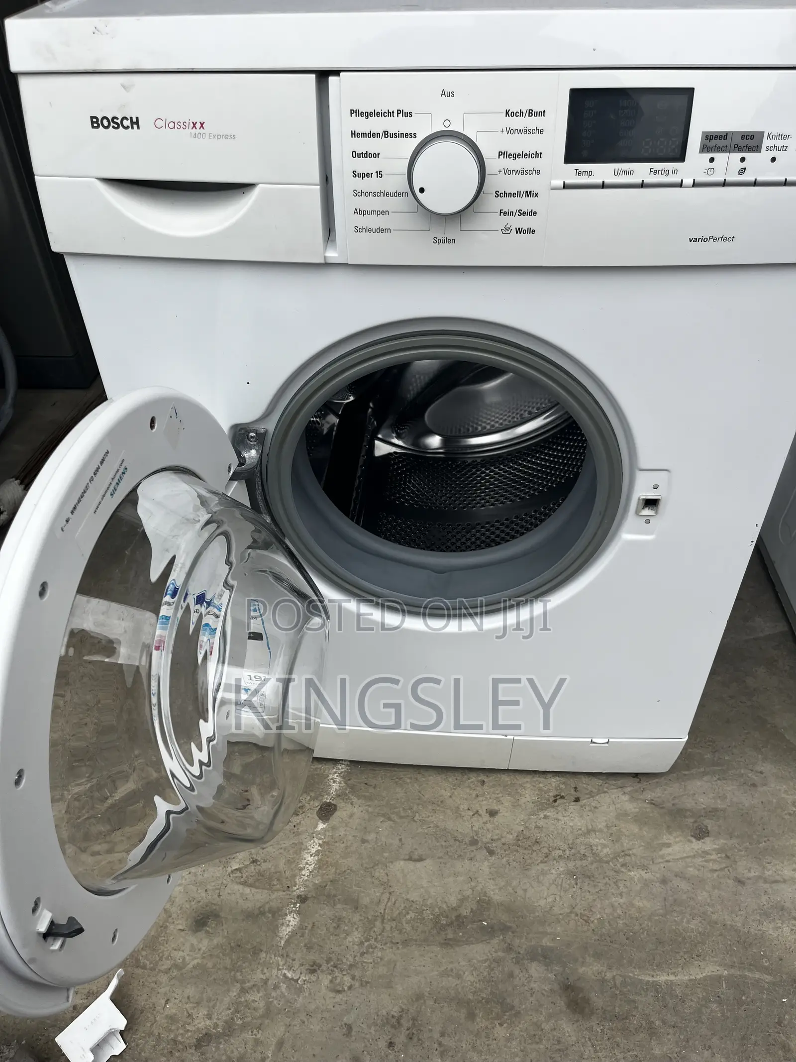 BOSCH 8kg Washing and Spin Only