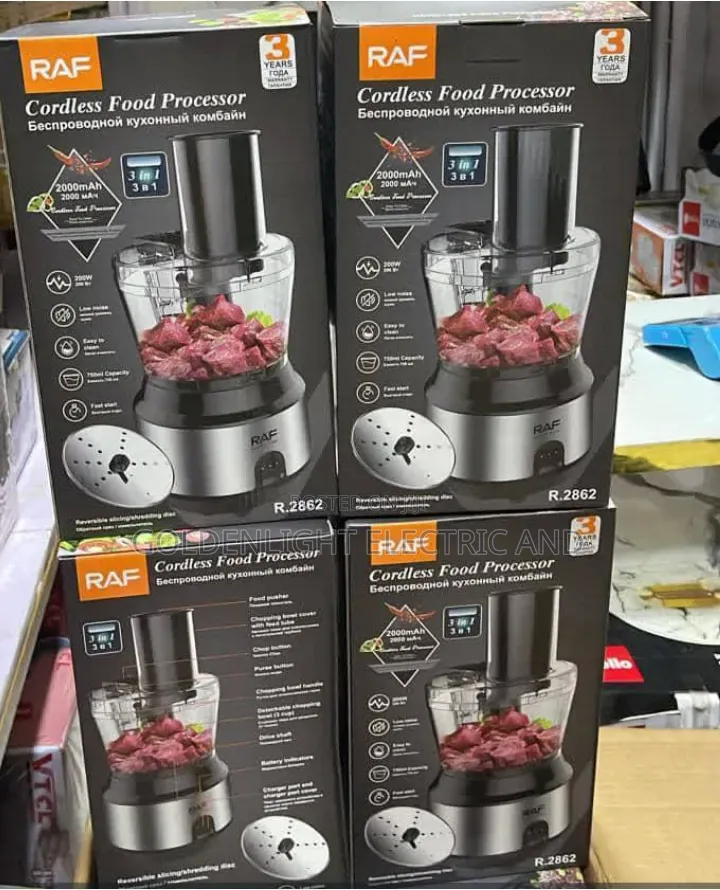 RAF 3-in-1 Cordless Food Processor (Model R.2862)