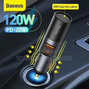 *Baseus Share Together 120w Car Charger*