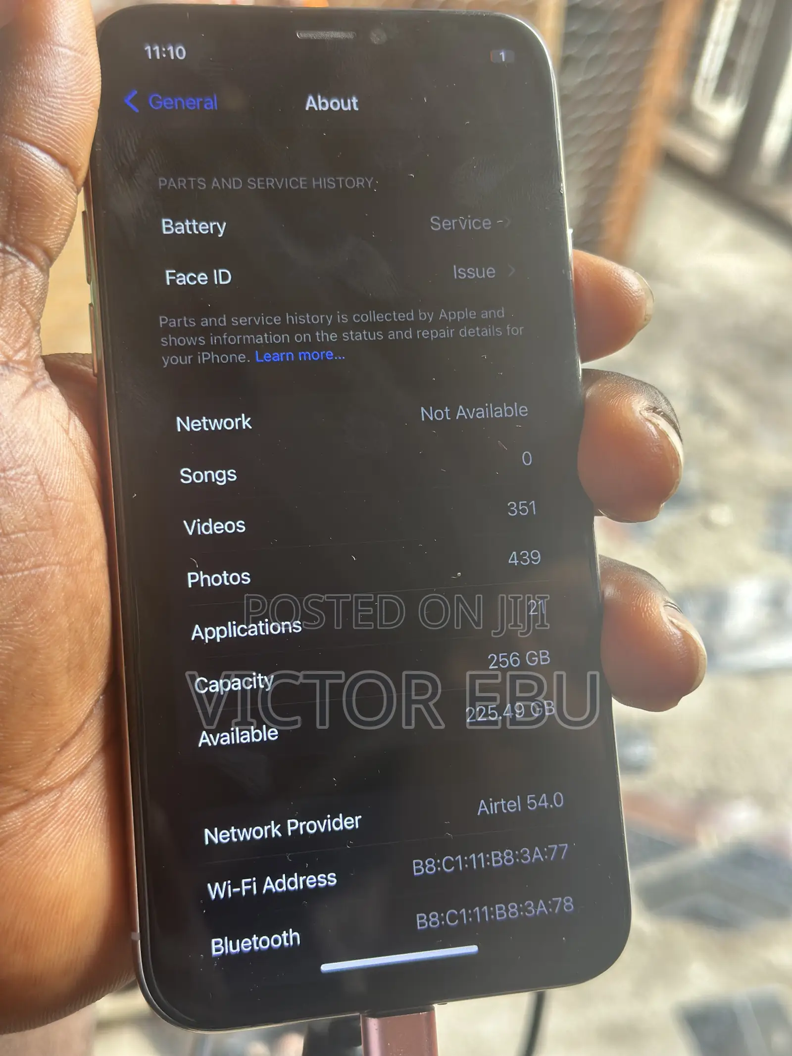 Apple iPhone X 256 GB White