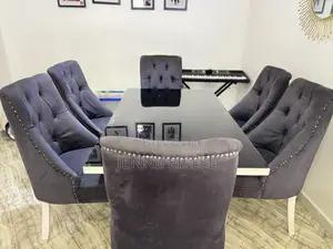 Luxury Velvet Sofa Set + Dining Table Chairs – Complete Set