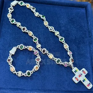 Iced Out Zirconia Colour Chain/Pendant/Bracelet