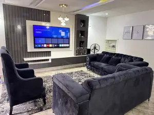 Luxury Velvet Sofa Set + Dining Table Chairs – Complete Set