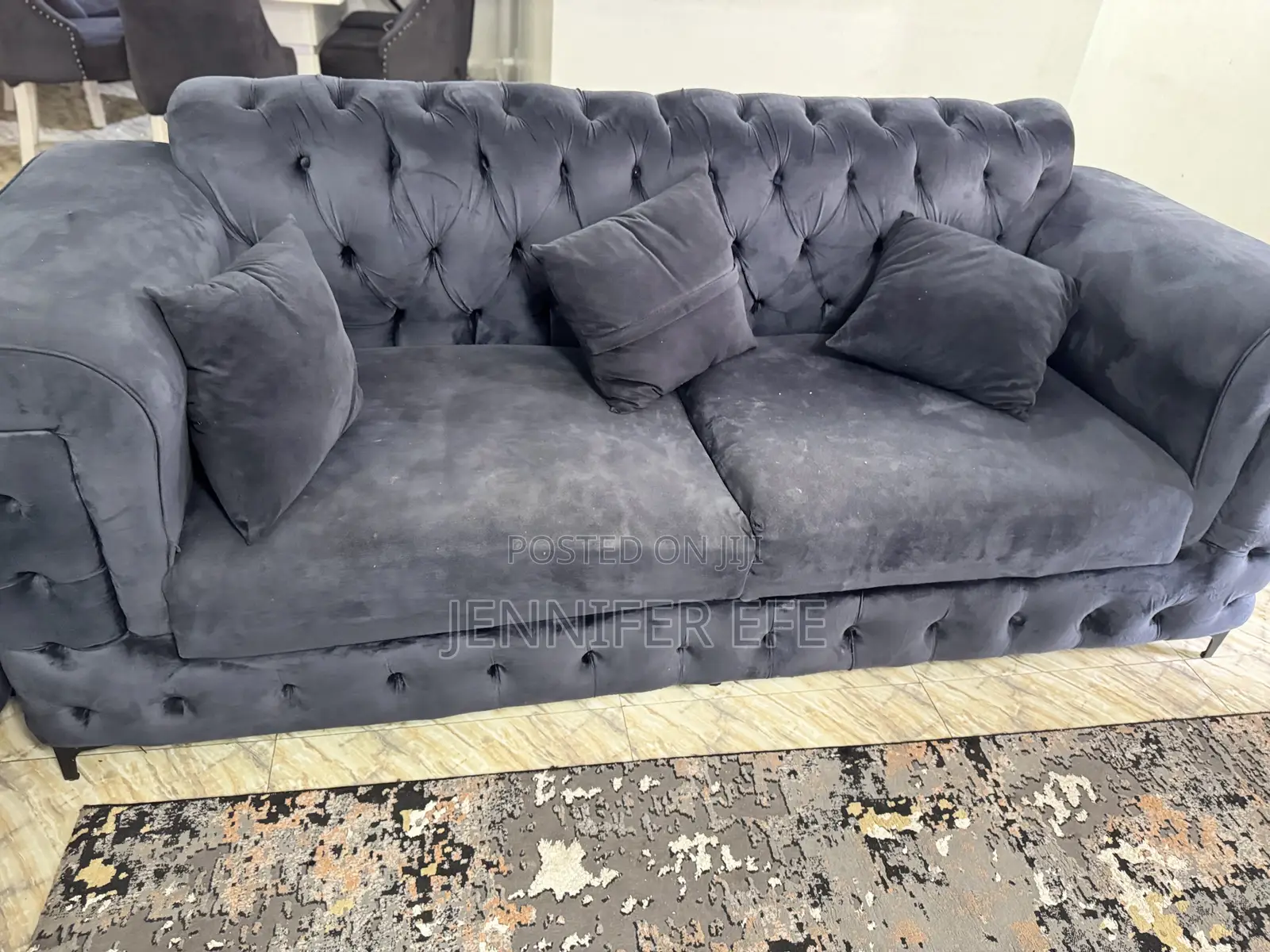 Luxury Velvet Sofa Set + Dining Table Chairs – Complete Set