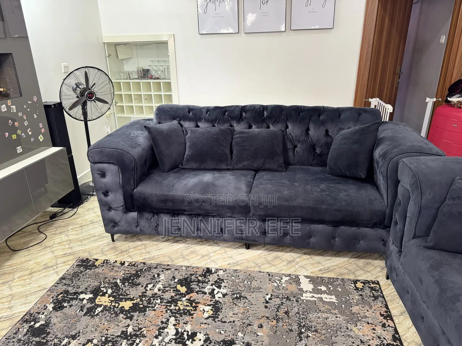 Luxury Velvet Sofa Set + Dining Table Chairs – Complete Set