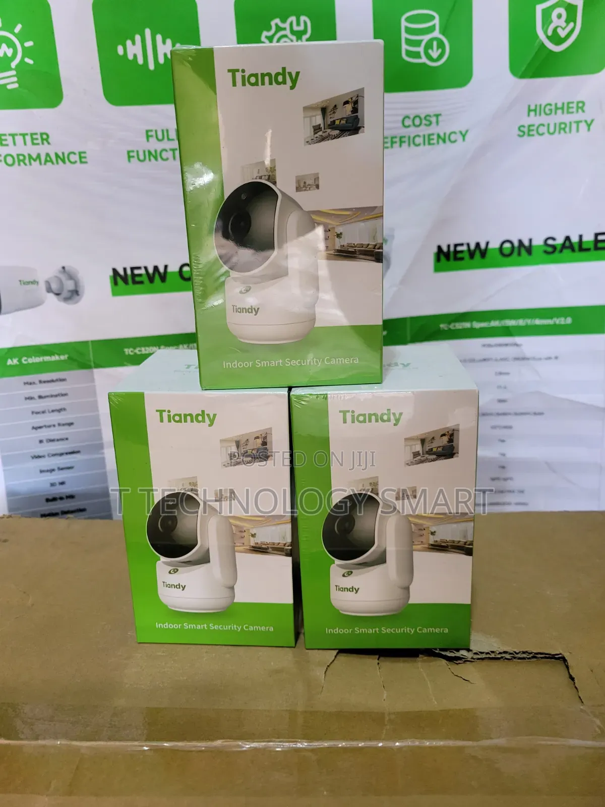 Tiandy TC-H342A 4MP WiFi PT CCTV Camera – 4mm Color Maker