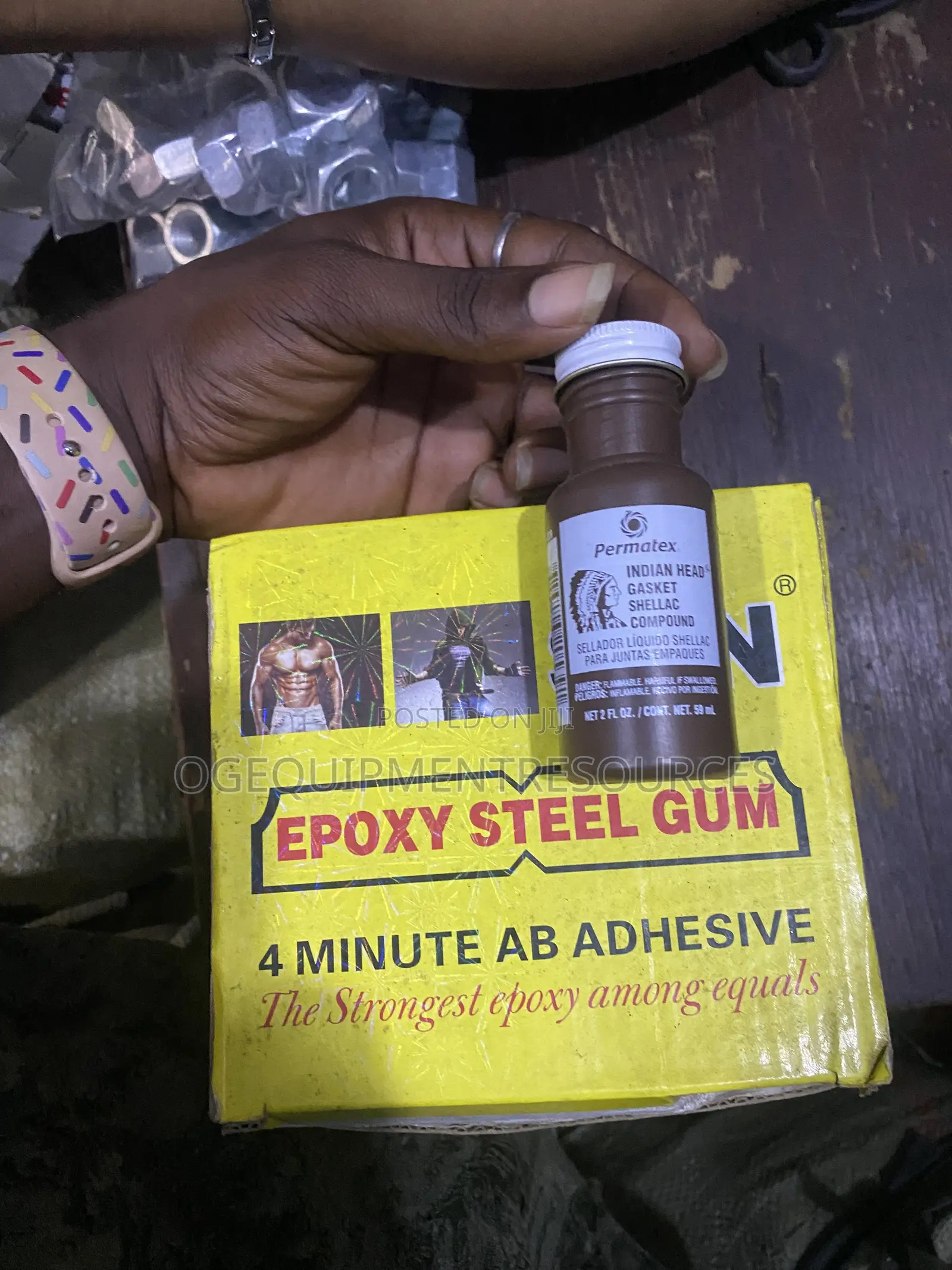 4 Minute AB Adhesive Epoxy Steel Gum