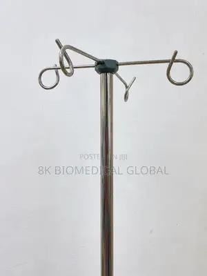 4-Arm Stainless Steel IV Drip Stand / Infusion Stand