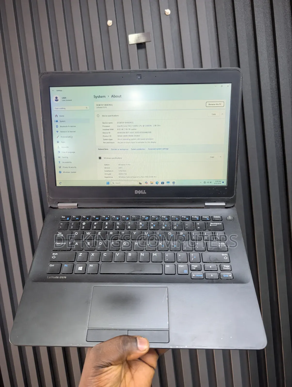 Laptop Dell Latitude E7270 8GB Intel Core i7 SSD 256GB