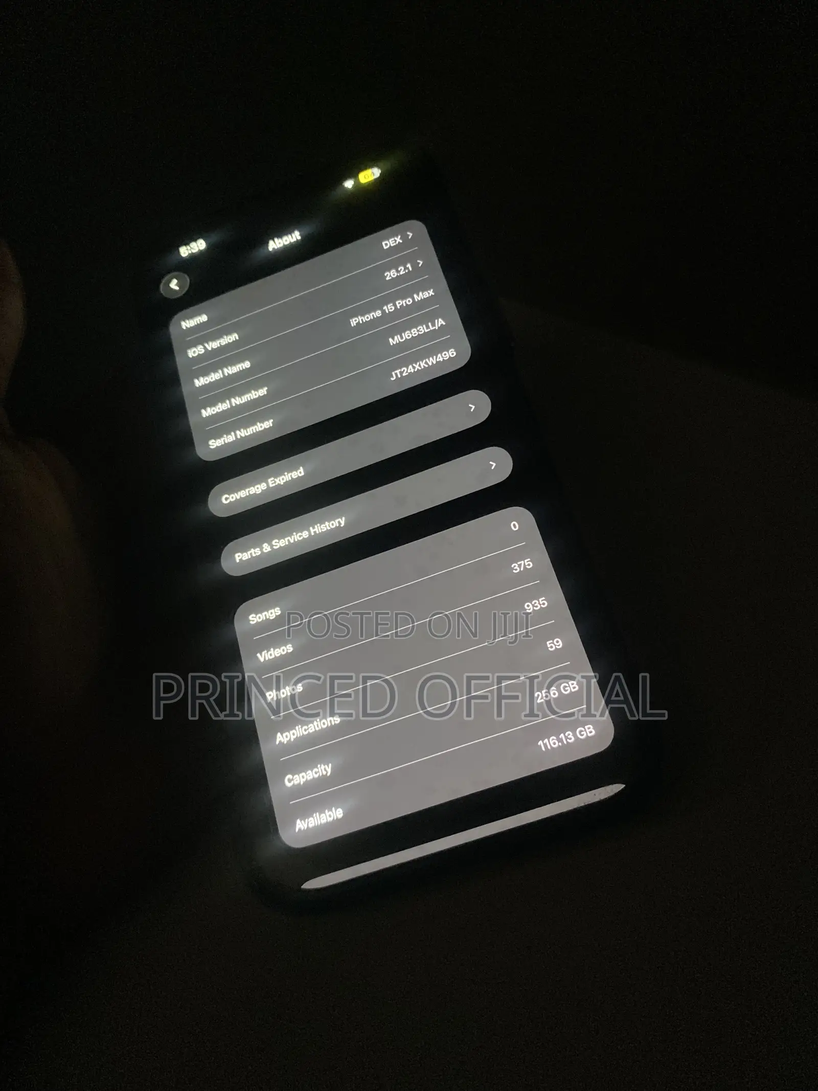 Apple iPhone 15 Pro Max 256 GB Silver