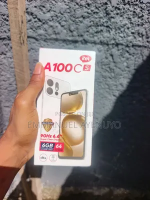 New Itel A100C 64 GB White