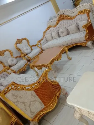 Quality Royal Sofa Chair by 8 Seaters With Center Table and 2 Stools