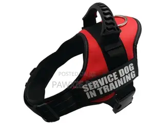 Heavy Duty Service Dog Harness With Silicone Handle XS. (0062H)