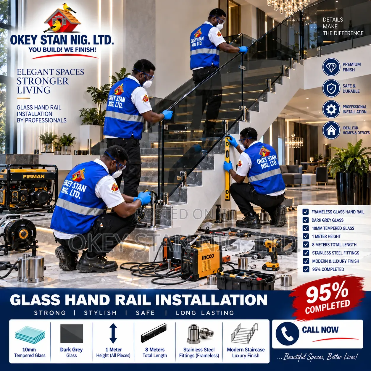 Glass Hand Rail