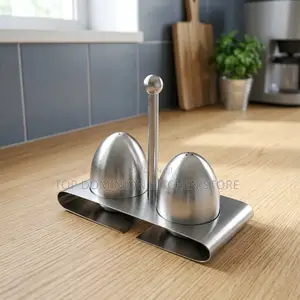 Stainless Steel Quality Egg Shaped Salt Pepper Shaker