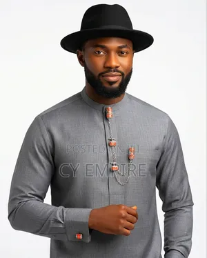 Coral Silver Cufflinks Set for Naija Delta Etibo