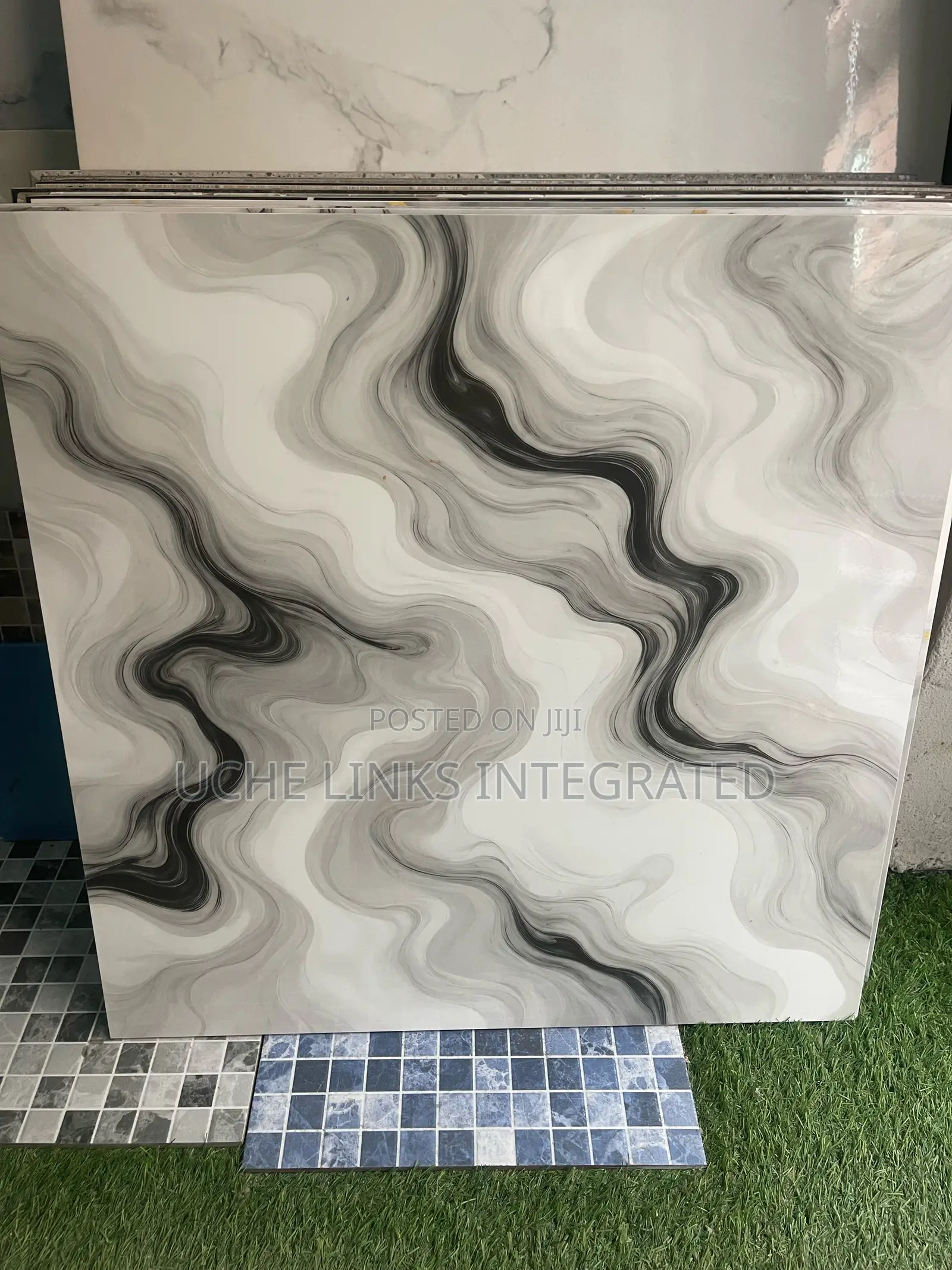 White and Black Design Tiles