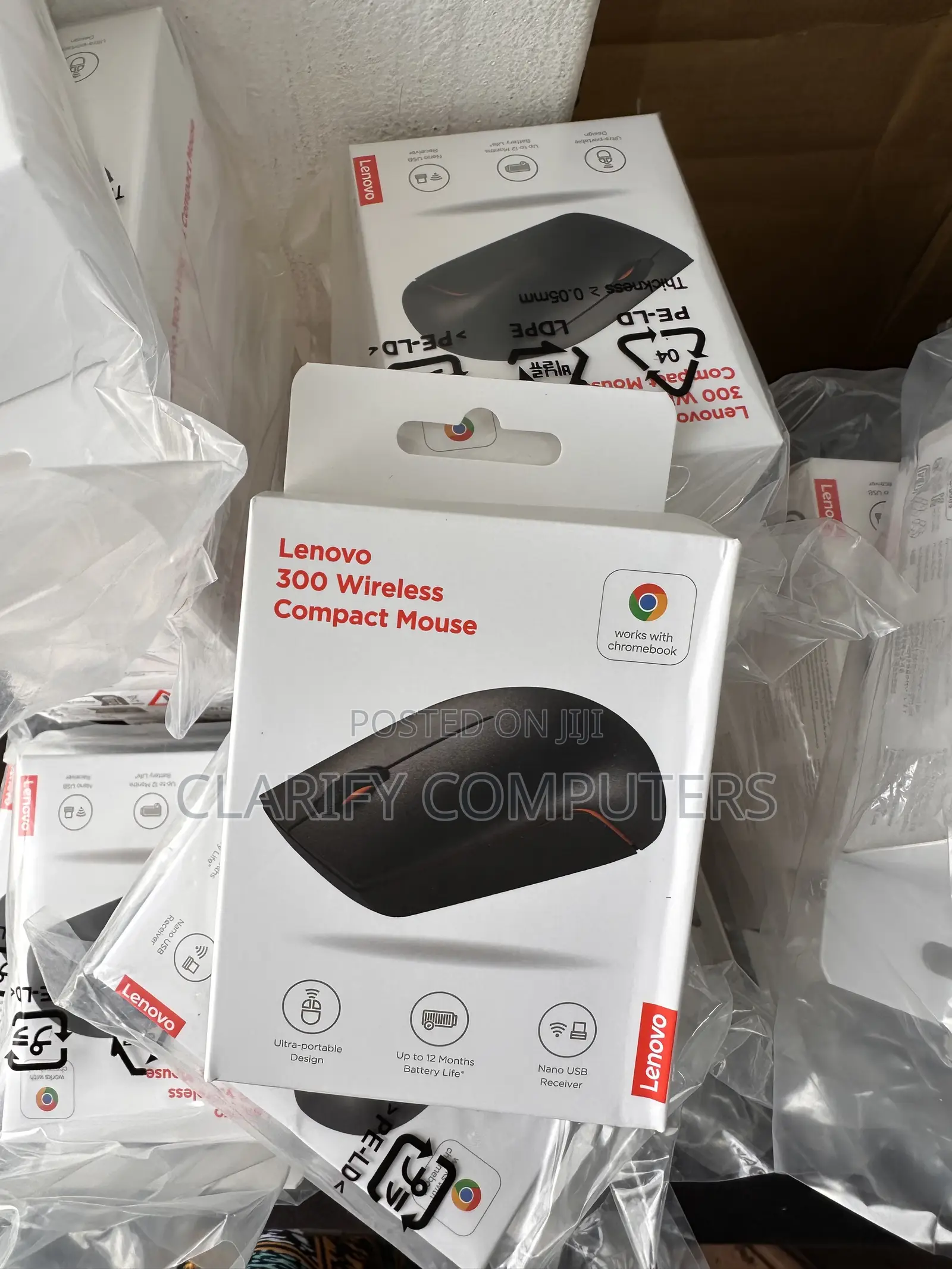 Lenovo 300 Wireless Compact Mouse