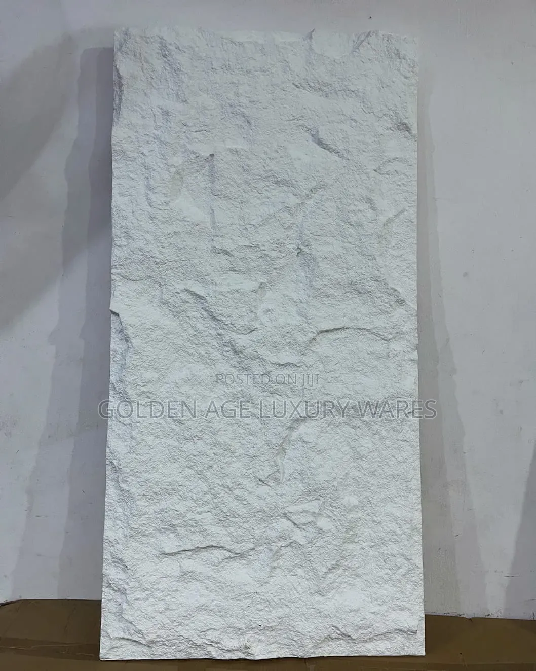 White Color Pu Stone 3d Wall Panel