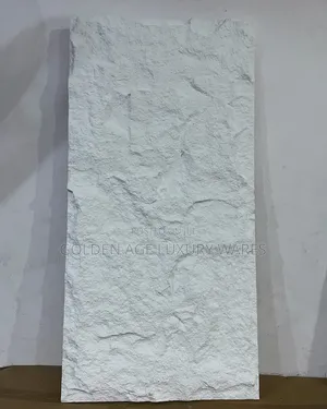 White Color Pu Stone 3d Wall Panel