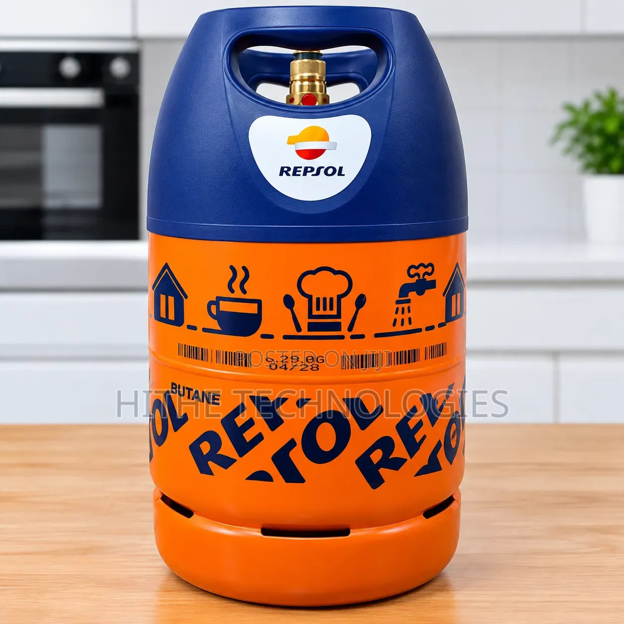 12.5kg Repsol Stainless Cylinder (Light Weight)