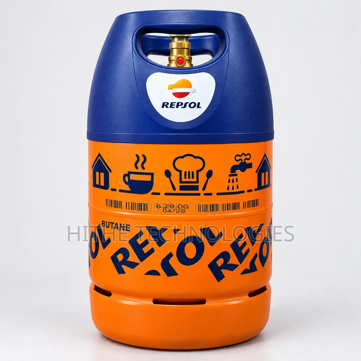 12.5kg Repsol Stainless Cylinder (Light Weight)