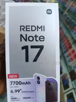 New Xiaomi Redmi Note 17 256 GB Black