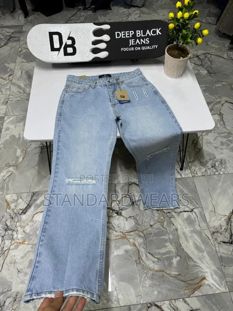 Distressed Denim Jeans