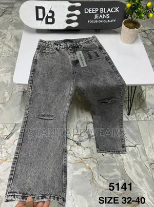 Distressed Denim Jeans