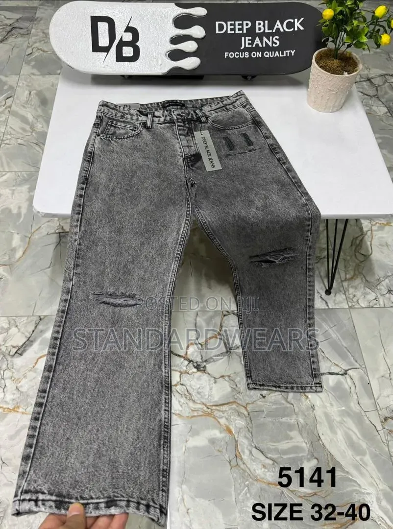 Distressed Denim Jeans