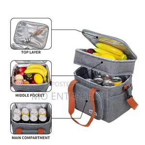 2 Compartments Lunch Bag