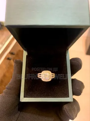 Square Cut VVS Moissanite Engagement Ring