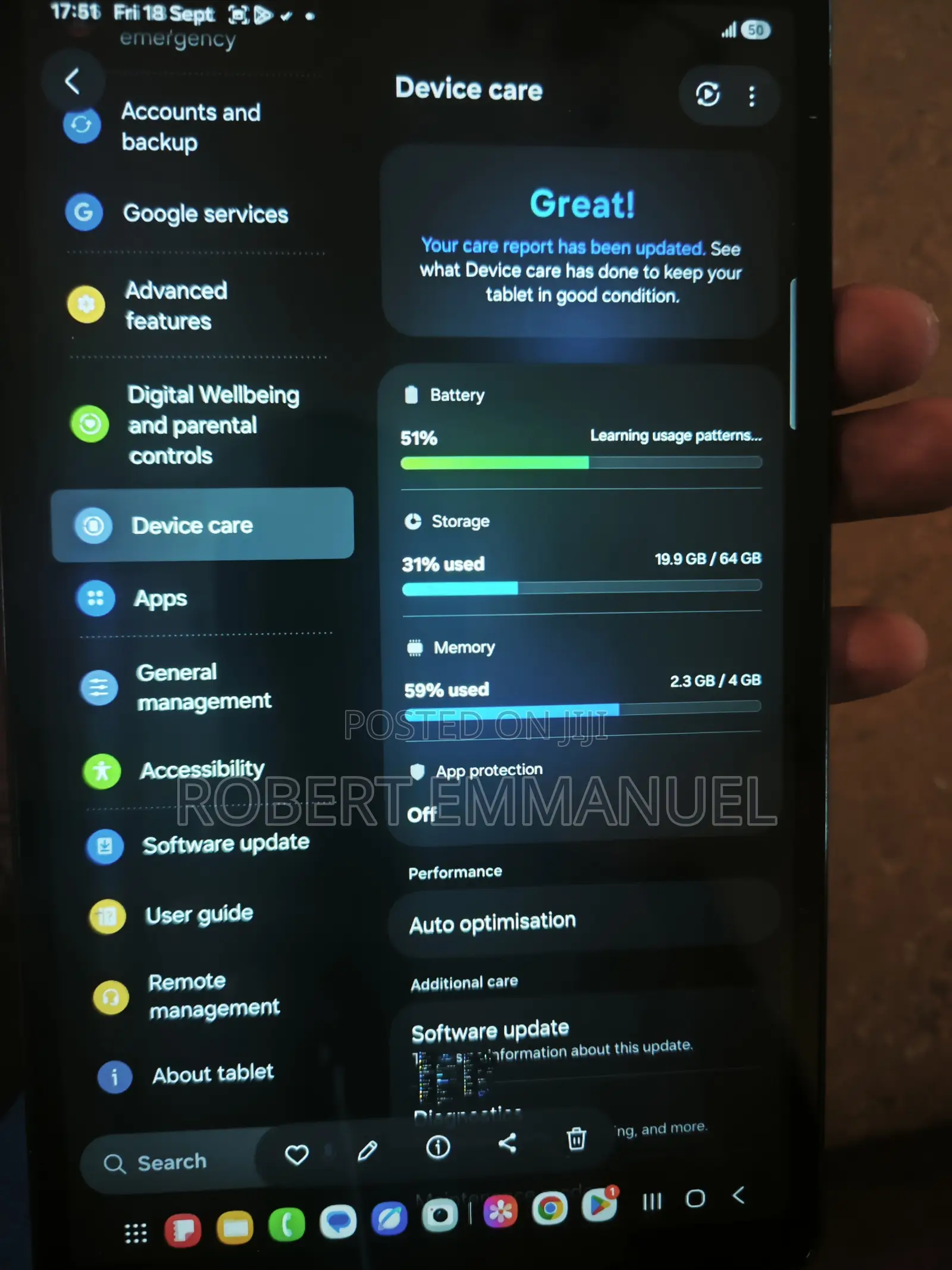 New Samsung Galaxy Tab A11 64 GB Silver