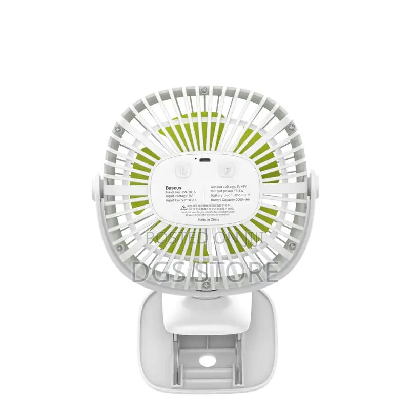 Baseus Box Clamping Fan 2000mah