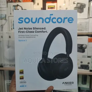 Soundcore Space 2 Wireless Noise-Cancelling Over-Ear Headphones