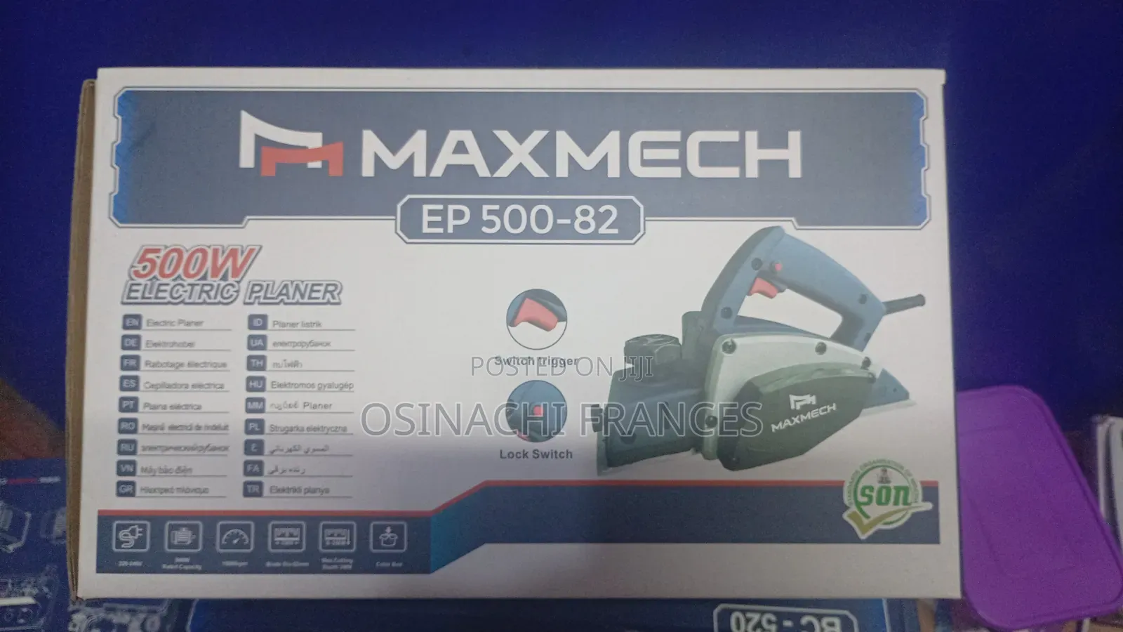 Maxmech Electric Planer Machine