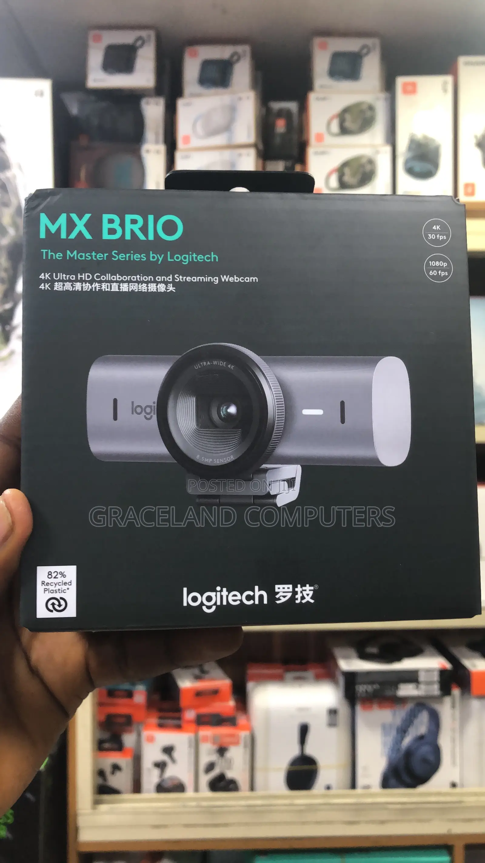 Logitech MX Brio Ultra HD Webcam / Suitable for Streaming