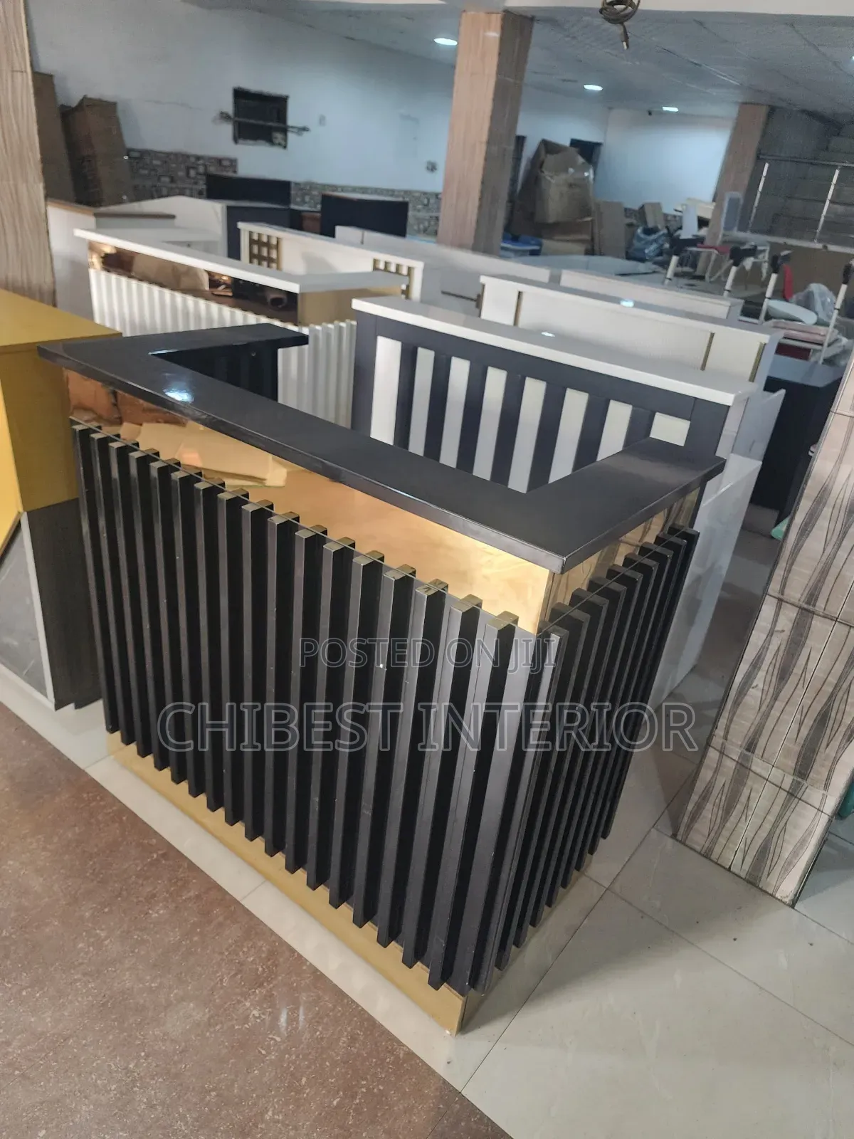 Receptionist Desk Available in Different Colours.