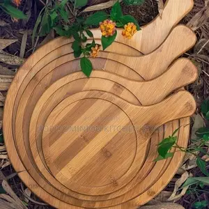 Round Wooden Food Platter, Pizza Plate