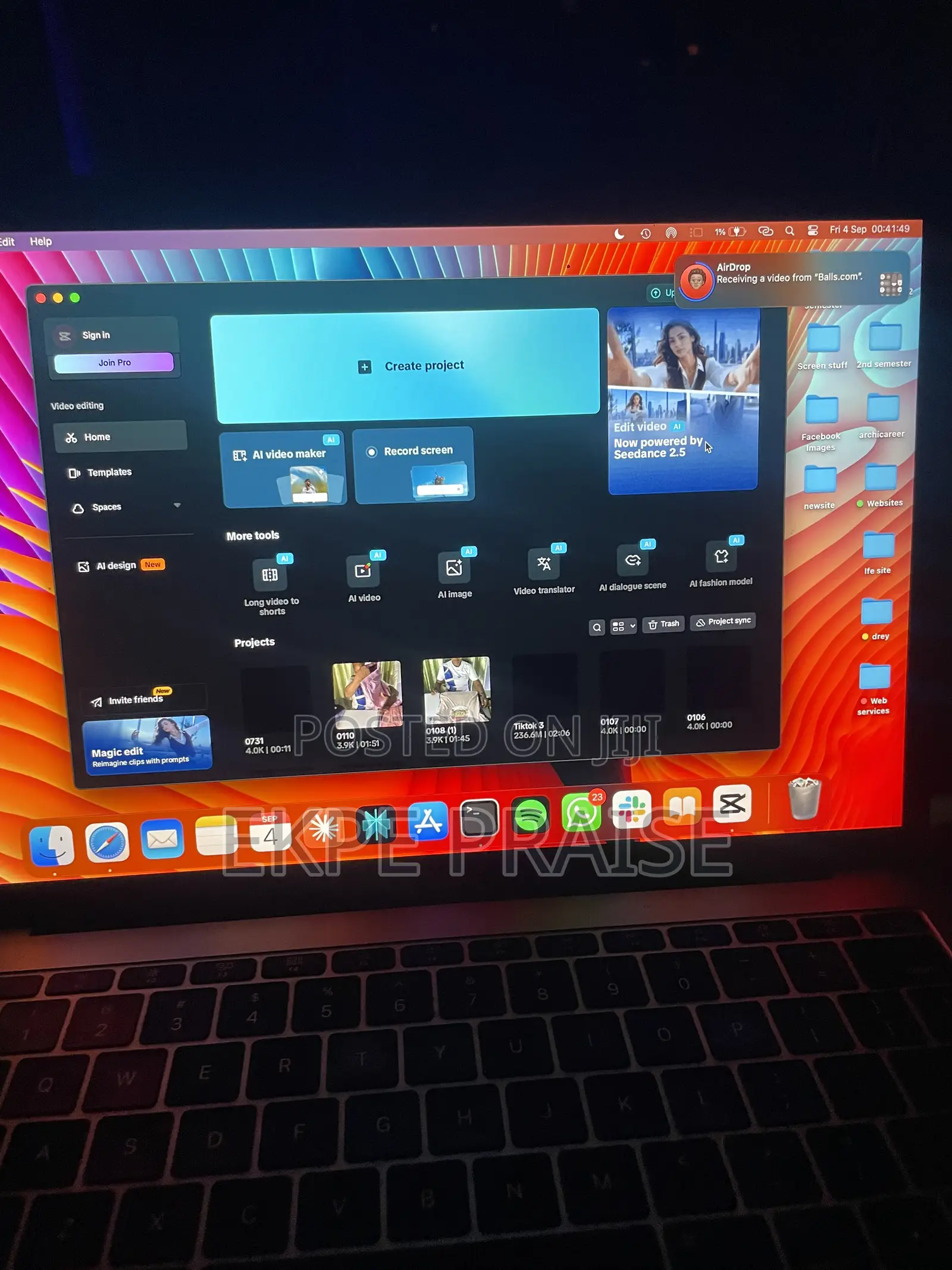 Laptop Apple MacBook Pro 2017 8GB Intel Core i5 SSD 256GB