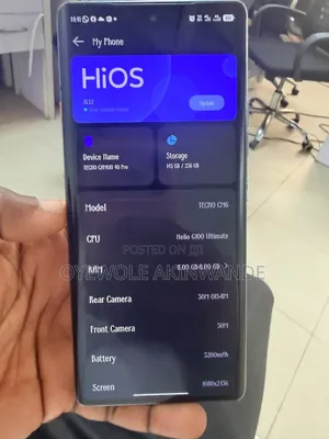 Tecno Camon 40 256 GB Gray