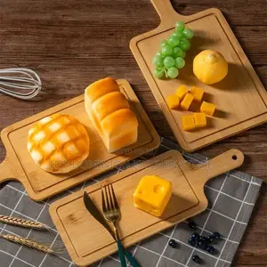 Square Wooden Food Platter