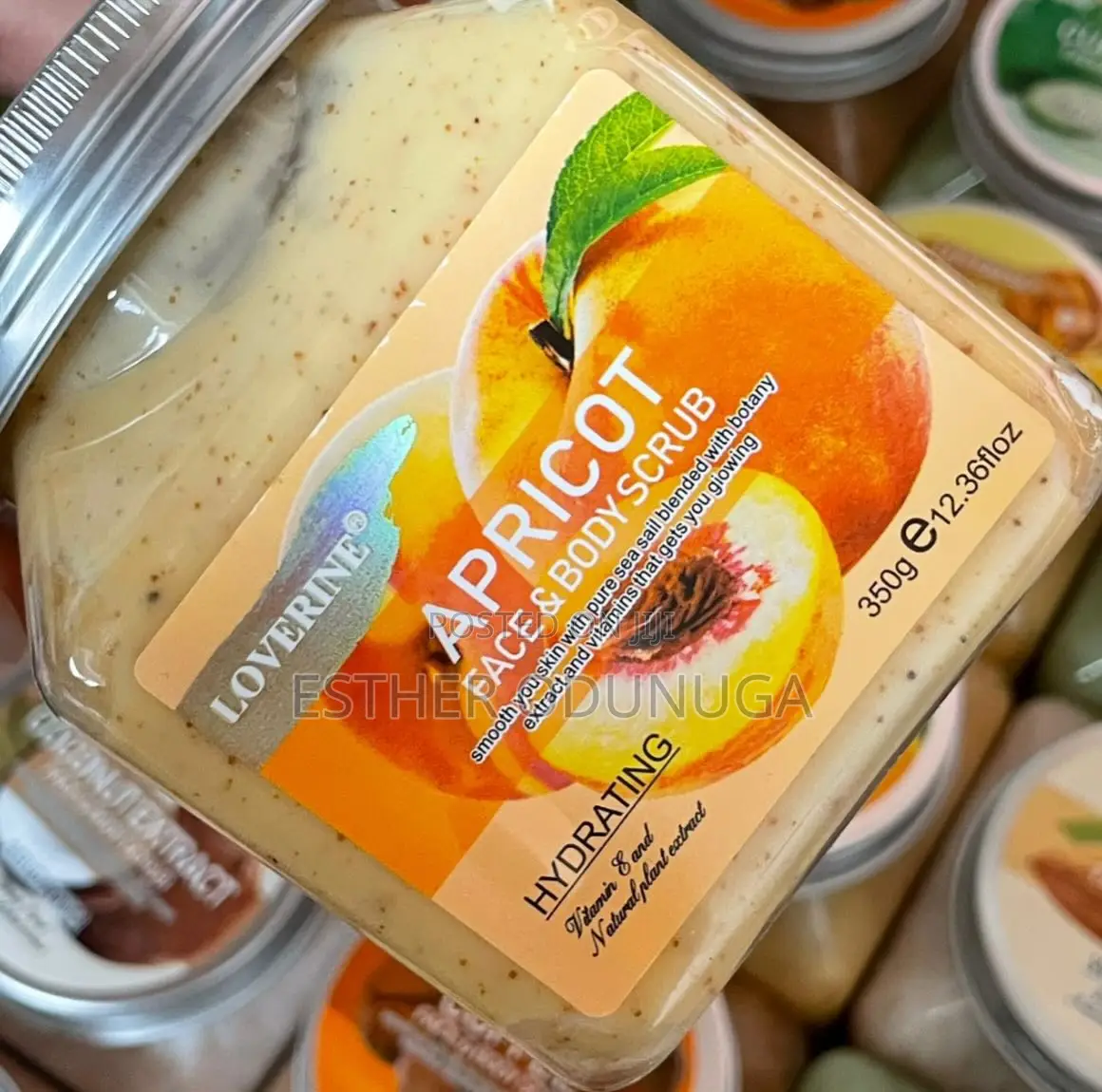 Loverine Apricot Hydrating Face Body Scrub