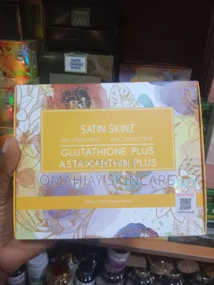 Satin Skinz Glutathione Plus Astazanthin Plus.