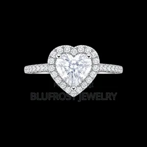 Love Cut VVS Moissanite Engagement Ring
